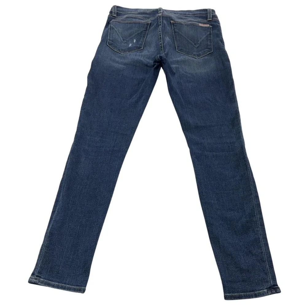 Hudson Jeans Womens‎ 27 Blue Krista Ankle Distressed Skinny Denim Y2K Streetwear